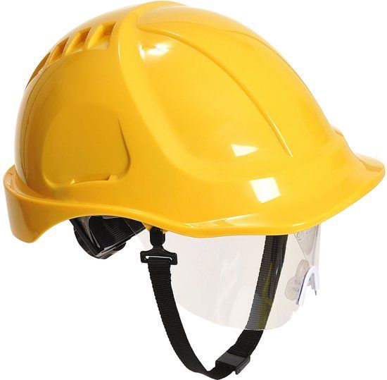 Portwest Endurance Plus Helm met Vizier PW54 - Geel