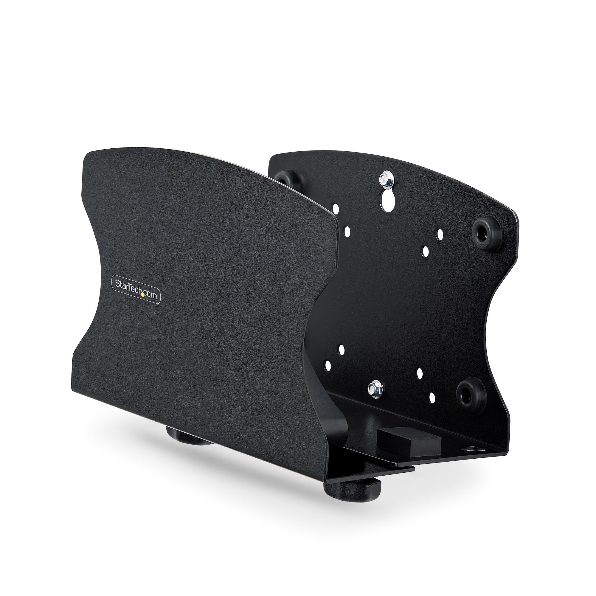 StarTech.com PC Wall Mount Bracket - Adjustable CPU Holder - Black