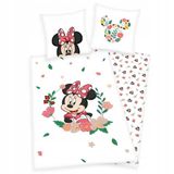 Herding Disney's Minnie Mouse Flanellen Dekbedovertrek 140x200 cm Katoen Wit
