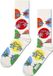 Happy Socks Elton John Glasses Sock - Unisexe - Blanc - Taille 36-40