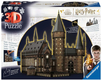 Ravensburger Harry Potter Hogwarts Great Hall Night Edition 3D Puzzle (540 Pieces)