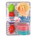CLEMENT CLEMENTINE Afdruiprek voor Servies met Groenten - Imitatiespel - 011752 - Multicolor - Plastic - Speelgoedkeuken - Kinderspeelgoed - 30 cm x 22 cm - Vanaf 3 jaar.
