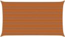 vidaXL Zonneschaduw Oranje en Bruin 4 x 7 m 100% Polyester Oxford