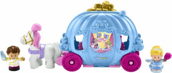 Mattel Disney Princess Assepoester koets Little People