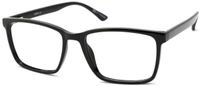 Vista Bonita Leesbril COMO – Sterkte +2.50 - Kleur Black Vibe – Flexibele veren – Unisex leesbril – Groot en stevig montuur – Comfortabele pasvorm - Premium kwaliteit - Incl. doekje en etui