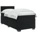 vidaXL Boxspringbed met matras, zwart, 80 x 200 cm, fluweel