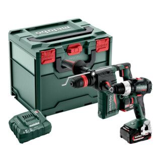 Metabo Accu Combo-set 2.4.8 18 V (685219650) BS 18 LT BL + KH 18 LTX BL 24 Q; metaBOX 340