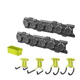 Ryobi - Complete Link-inbouwset, garageopslag en werkplaats (7-delig) - LINK systeem - RSLWPK-7PC, groen & antraciet