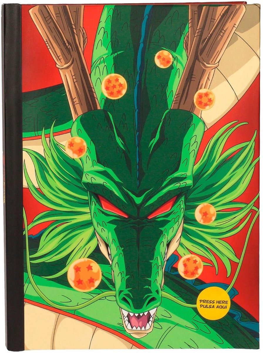 SD Toys Notitieboek Dragon Ball Z Shenron A5 Karton/papier Rood