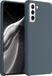 kwmobile telefoonhoesje geschikt voor Samsung Galaxy S21 Plus - Hoesje met siliconen coating - Smartphone case in leisteen