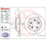 BREMBO Disque de frein (09.C884.11)