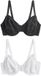 Next - Dames - Set van 2 DD+ minimizer beha's zonder vulling met volledige cups - Zwart