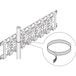 Schroff klittenband 12 x 300 mm