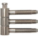 SFS Intec Bande à percer 16 mm pour portes en bois à feuillure 3 pièces acier différentes surfaces, acier inoxydable