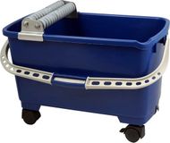 Melkmeisje HET MELKMEISJE Inwasemmer De Luxe blauw 22 ltr + wielen en stalen rollenset