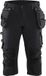 Blåkläder 1797-1644 Pantalon pirate stretch quadri-extensible - Noir - D96