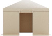 Merkloos Wintergazebo-Hoes voor 10 X 12 ft Hardtop-Gazebo's, Beige