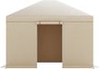Merkloos Wintergazebo-Hoes voor 10 X 12 ft Hardtop-Gazebo's, Beige