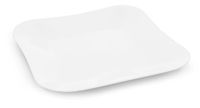 GioStyle platte borden van PP Diva, 25 x 25 cm, wit