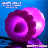 Creature Cocks - Gel lumineuse léchant et vibrant stimulateur clitoridien - Rose