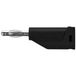 Schützinger Veerkorfstekker Prise Goupille-Ø: 4 mm Noir 1 pièce