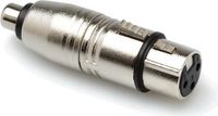 Hosa Technology XLR3/TRS, XLR3, 1/4" TRS, Zilver