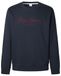 Pepe Jeans Heren MACBETH PLAIN CREW Sweatshirt, Blauw (DULWICH BLUE), S