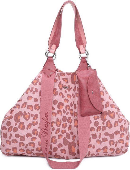 Fritzi aus Preußen Izzy Canvas Shopper Tas - Roze - 39 x 19 x 45 cm