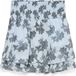 VERO MODA VMCAMILLE HW FRILL SHORT SKIRT WVN EXP Dames Rokken Blauw Polyester