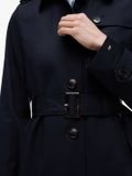 Tommy Hilfiger Dames Anorak Katoen Blauw XS