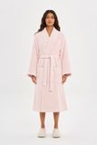 The Linen Room Katoenen Badjas – 450 GSM – 100% Katoen – Hotelkwaliteit – Unisex – Oudroze-XXL