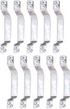 Alberts 852863 poortgreep | galvanisch verzinkt, gechromateerd | 168 x 20 mm | Set van 10