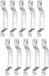 Alberts 852863 poortgreep | galvanisch verzinkt, gechromateerd | 168 x 20 mm | Set van 10