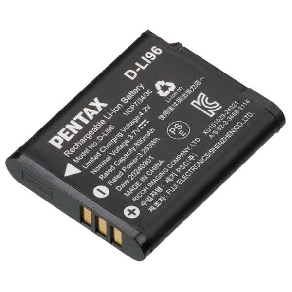 Pentax D-LI96 Rechargeable Lithium-ion Battery