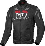 Berik Amras waterdichte motorfiets textieljas - Zwart/wit/rood - Maat 56