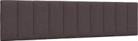 vidaXL - Hoofdbordkussen - "Hanko" - 200 cm - Stof - Donkerbruin