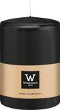 Wiedemann bougie cylindrique/bougie pilier grande - noir - 15 x 10 cm - 113 heures de combustion