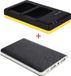Merkloos Powerpakket Deluxe: NP-FW50 duo oplader + 8000mAh Powerbank voor 2 Sony accu's NP-FW50