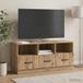 Maison Exclusive - Meuble TV, dimensions : 102 x 34,5 x 47 cm, fabriqué en bois composite imitation chêne massif