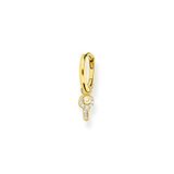 Thomas Sabo enkele oorringen met sleutelhanger 925 sterling zilver CR701