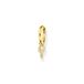 Thomas Sabo enkele oorringen met sleutelhanger 925 sterling zilver CR701