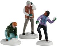 Lemax 2026 Lemax - Snowball Fight - Set van 3