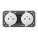 Legrand - DOOXIE DOOXIE 2P+T DOOXIE 16A voorbedraad wit - blisterverpakking