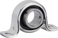 HTB Wälzlager-Vertriebs-GmbH Flenslagereenheid SBBP, behuizing van staalplaat HTB SBPP 202 Boordiameter 15 mm Gatafstand 68 mm