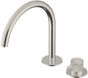 Hotbath Cobber X CX023 2-gats wastafelmengkraan Geborsteld Nikkel
