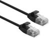 Roline UTP DataCenter Patchkabel SLIM, Kat6A/Kl.EA, LSOH, zwart, 3m