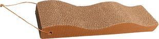 Arquivet Krabpaal voor katten van karton in golfvorm - bruin, 46 x 12 x 5 cm
