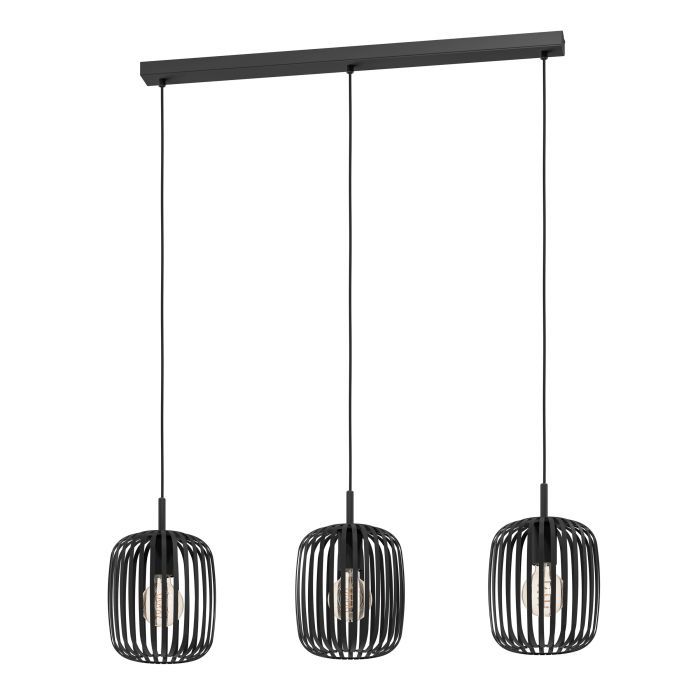 EGLO Romazzina Hanglamp - Zwart - E27 - 40W - 110cm