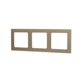 Aluminium wandbord Duits/Frans met 3 sleutels, goud