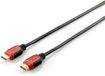 Equip - 1.4 High Speed HDMI kabel - 1 m - Zwart/Rood HDMI A male - HDMI A male
